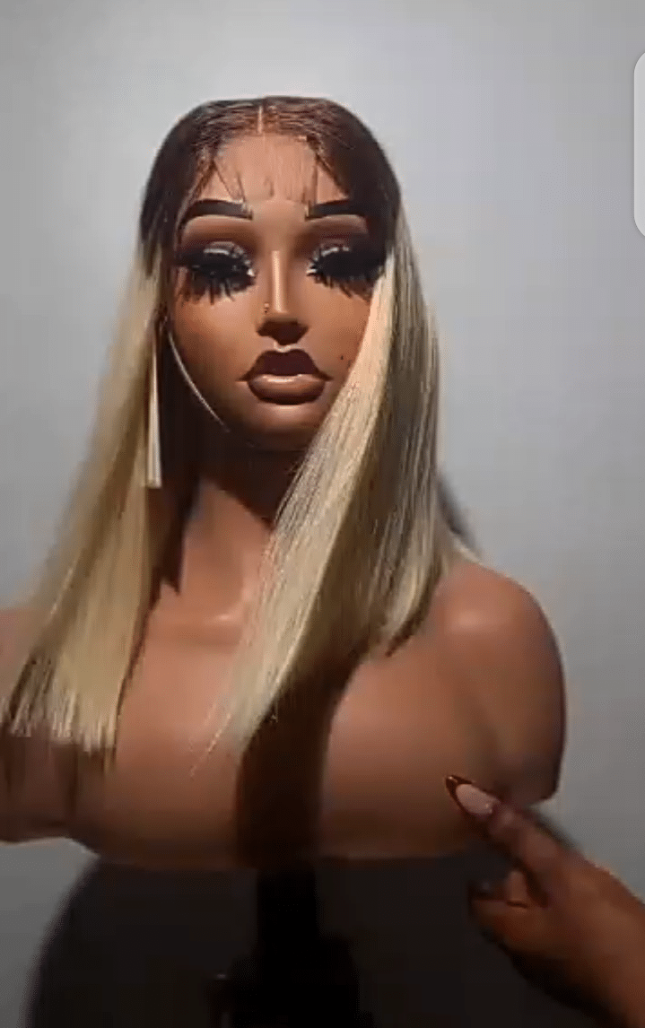 2*6 Double Draw Two-Tone Human Hair Wig