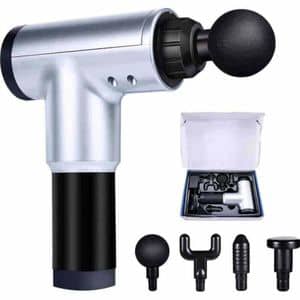 Gun And More Ultra Massage Gun - Deep Muscle Massager (Black & Grey)