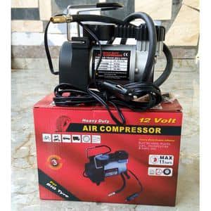 Portable Car Air Pump Tire Inflator - Analog Display